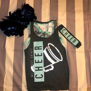 Justice “cheer” tank for girls